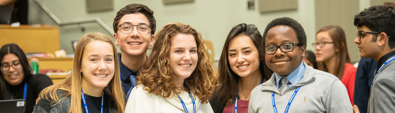 Group of MUN students